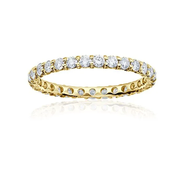 Round Diamond Shared Prong Diamond Eternity Band Ambassador Diamond Jewelers Tucson, AZ