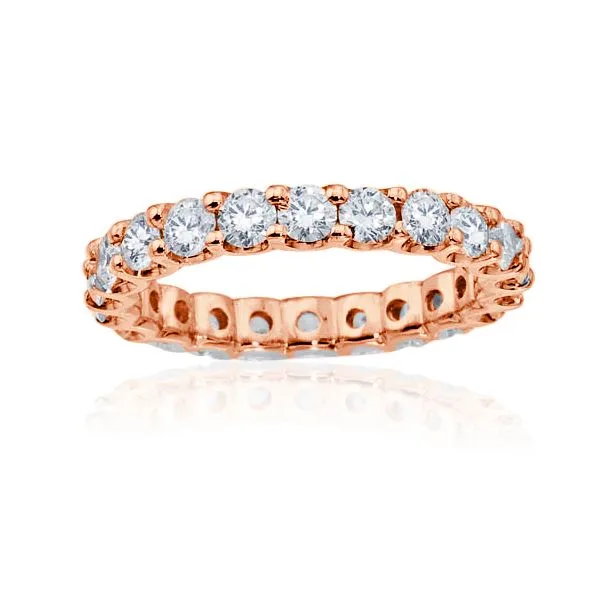 Round Diamond Shared Prong Eternity Band Ambassador Diamond Jewelers Tucson, AZ