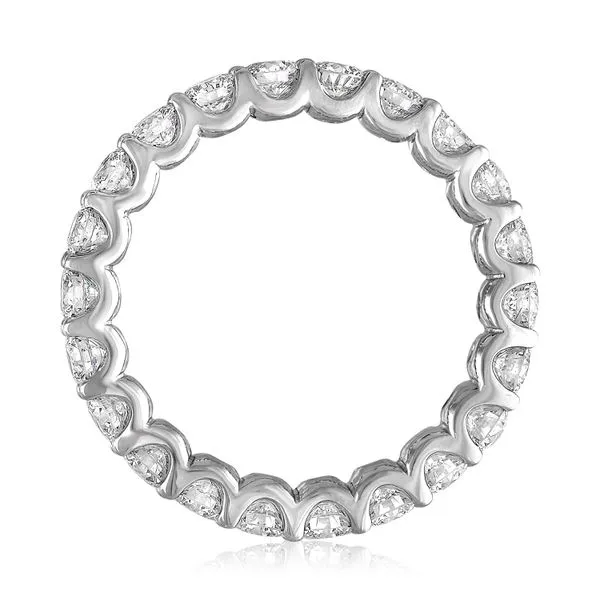 Round Diamond Shared Prong Eternity Band Image 2 Ambassador Diamond Jewelers Tucson, AZ