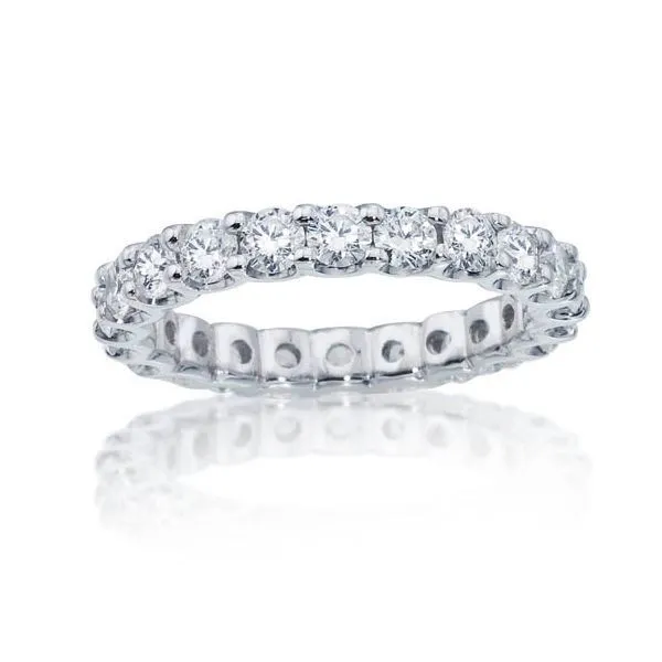 Round Diamond Shared Prong Eternity Band Ambassador Diamond Jewelers Tucson, AZ