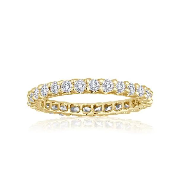 Round Diamond Shared Prong Trellis Eternity Band Ambassador Diamond Jewelers Tucson, AZ