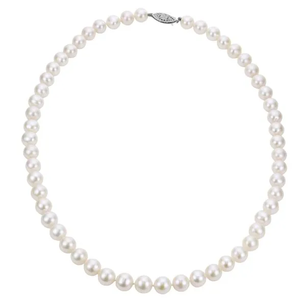 14KT Gold Crown Freshwater Pearl Strand Necklace Jimmy Smith Jewelers Decatur, AL