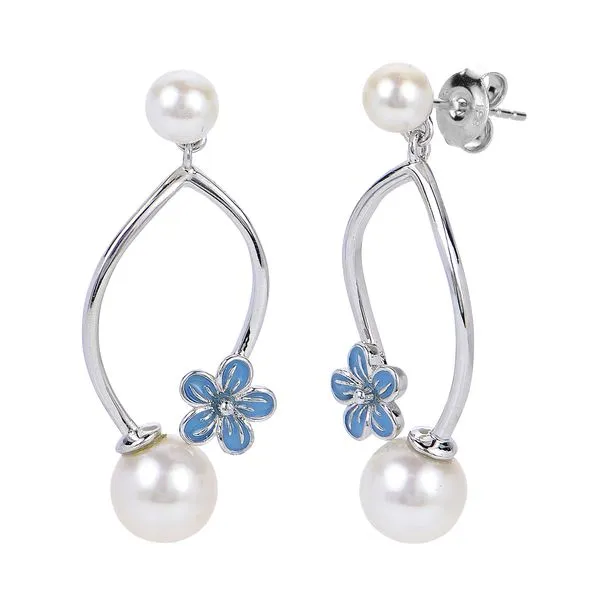 Sterling Silver Freshwater Pearl Earring Delfine's Jewelry Charleston, WV