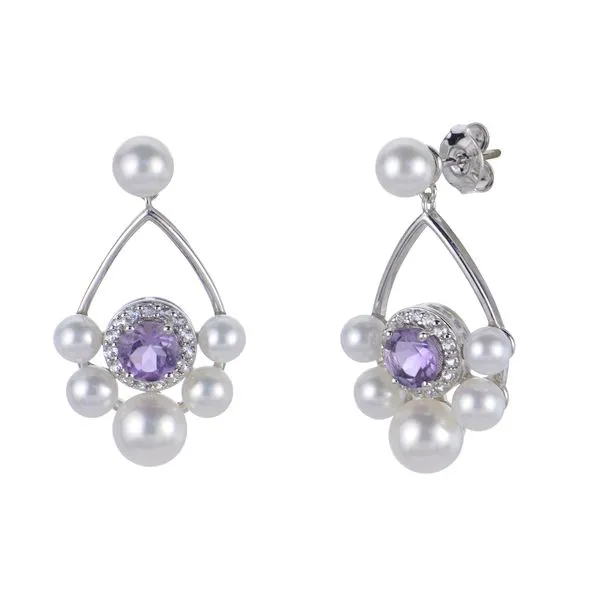 Sterling Silver Freshwater Pearl Earring Avitabile Fine Jewelers Hanover, MA