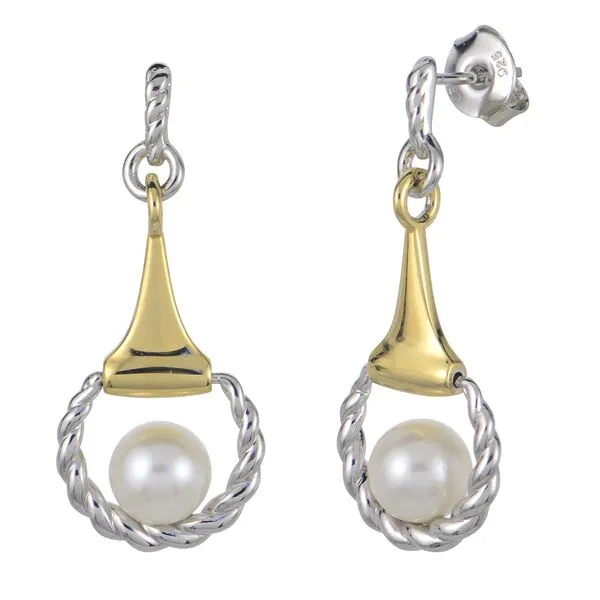Sterling Silver Freshwater Pearl Earring J. Meredith Jewelers Delafield, WI