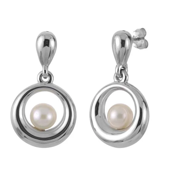 Sterling Silver Freshwater Pearl Earring Diny's Jewelers Middleton, WI