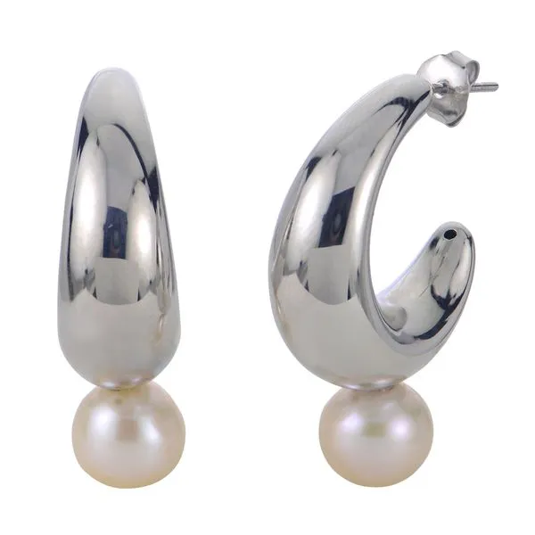 Sterling Silver Freshwater Pearl Earring Banks Jewelers Burnsville, NC