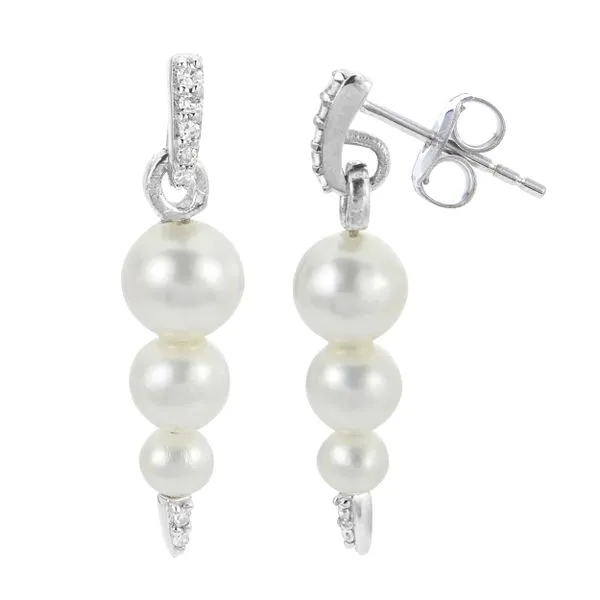 Sterling Silver Freshwater Pearl Earring Timmreck & McNicol Jewelers McMinnville, OR