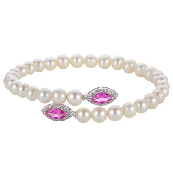Sterling Silver Freshwater Pearl Bracelet Raleigh Diamond Fine Jewelry Raleigh, NC