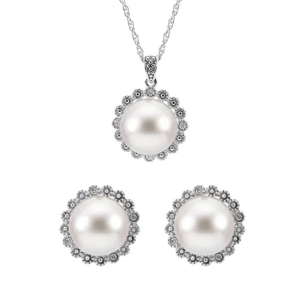 Sterling Silver Freshwater Pearl Set (3 Pack) Woelk's House of Diamonds Russell, KS