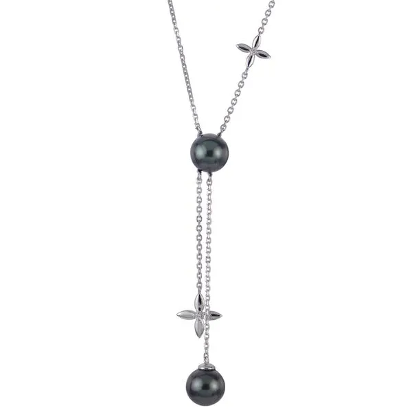 Sterling Silver Tahitian Pearl Necklace Gaines Jewelry FLINT, MI
