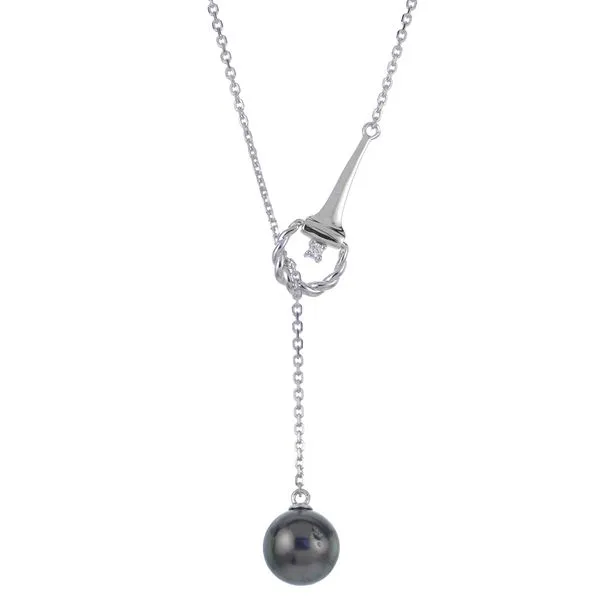Sterling Silver Tahitian Pearl Necklace Clater Jewelers Louisville, KY