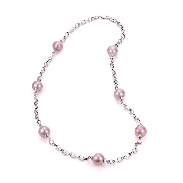 Sterling Silver Freshwater Pearl Necklace Raleigh Diamond Fine Jewelry Raleigh, NC