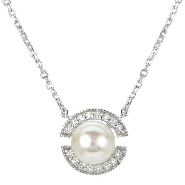 Sterling Silver Freshwater Pearl Necklace Rick's Jewelers California, MD