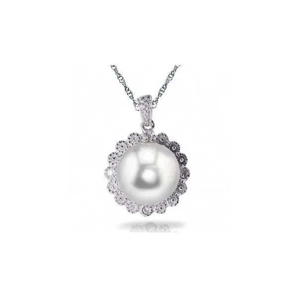 Sterling Silver Freshwater Pearl Pendant Richard's Jewelry Berne, IN