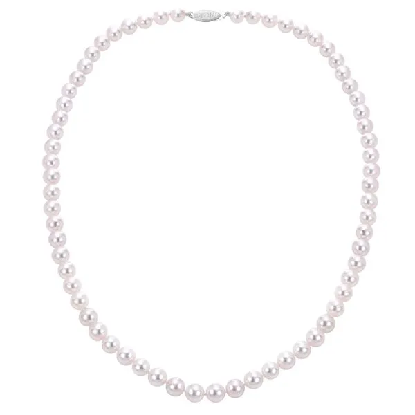 14KT Gold A Akoya Pearl Strand Necklace Mitchell's Jewelry Norman, OK