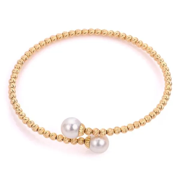 14KT Yellow Gold Akoya Pearl Bracelet Les Olson Jewelers Palm Harbor, FL