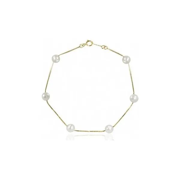 14KT Yellow Gold Freshwater Bracelet Richard's Jewelry Berne, IN