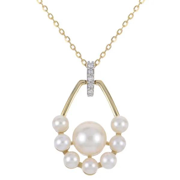 14KT Yellow Gold Freshwater Pearl Necklace Henry B. Ball Jewelers Canton, OH