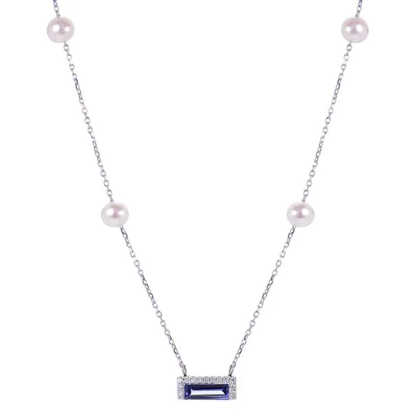 14KT White Gold Freshwater Pearl Necklace Henry B. Ball Jewelers Canton, OH