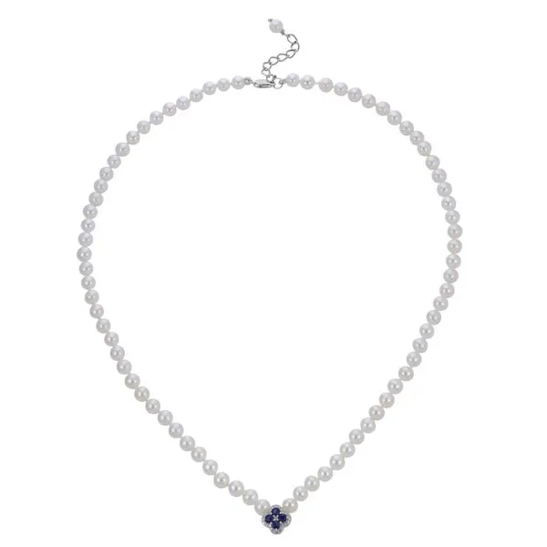 14KT White Gold Freshwater Pearl Necklace Rick's Jewelers California, MD
