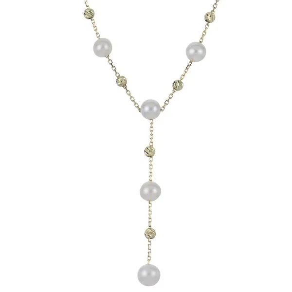 14KT Yellow Gold Freshwater Pearl Necklace Rick's Jewelers California, MD