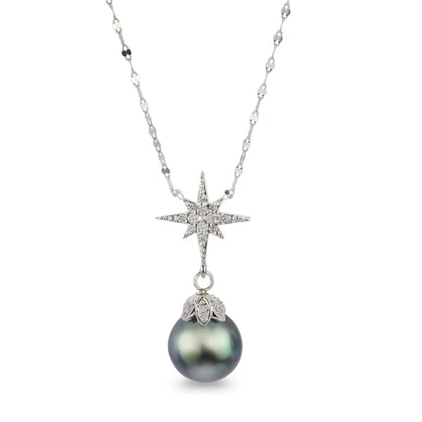 14KT White Gold Tahitian Pearl Necklace Atlanta West Jewelry Douglasville, GA