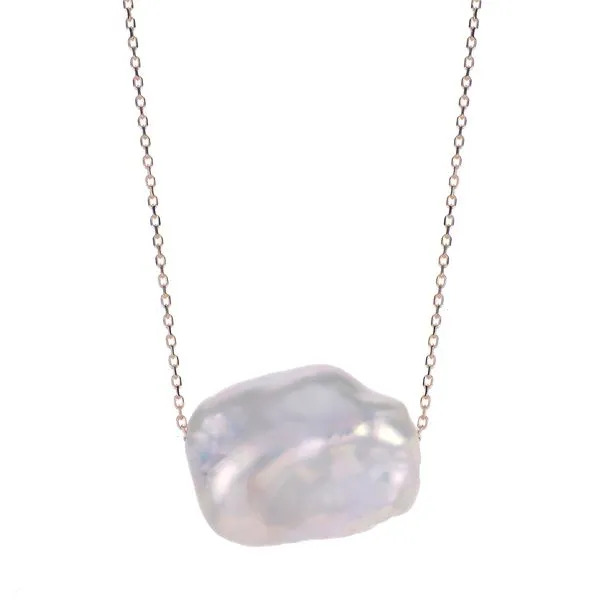 14KT Yellow Gold Freshwater Keshi Pearl Necklace Delfine's Jewelry Charleston, WV