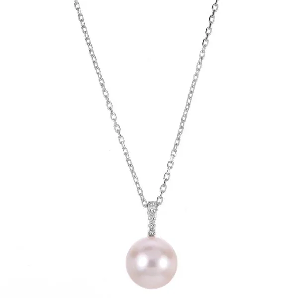 14KT White Gold Akoya Pearl Necklace The Jewelry Source El Segundo, CA