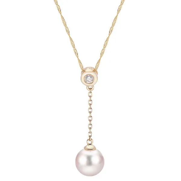 14KT Yellow Gold Akoya Pearl Pendant Atlanta West Jewelry Douglasville, GA
