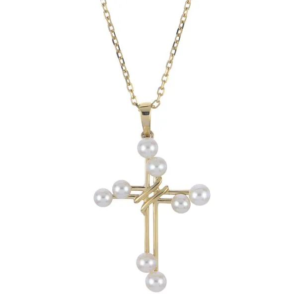 14KT Yellow Gold Freshwater Pearl Pendant Cravens & Lewis Jewelers Georgetown, KY