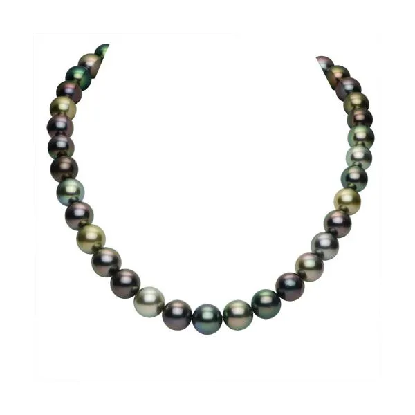 14KT White Gold Tahitian Pearl Necklace Avitabile Fine Jewelers Hanover, MA