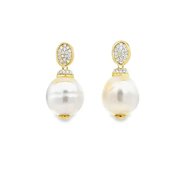 Pearl and Diamond Earrings Ambassador Diamond Jewelers Tucson, AZ