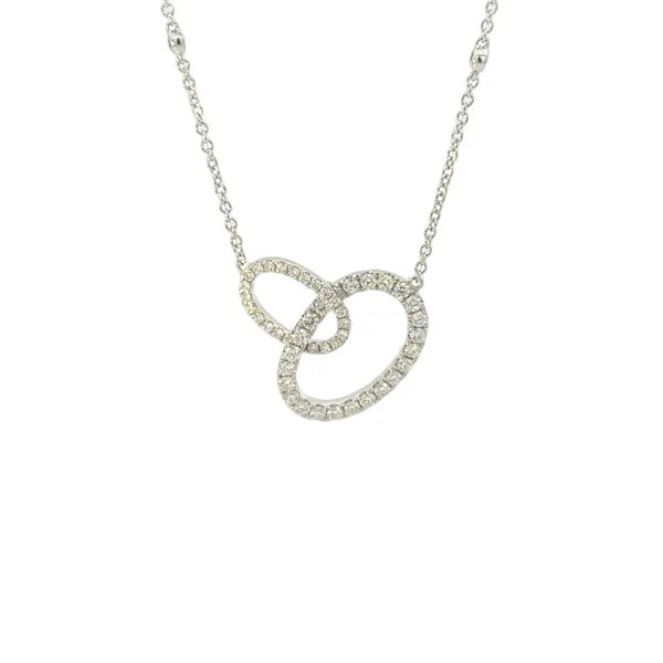 Diamond Entwined Necklace Albert's Jewelers Kingsland, GA