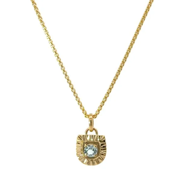 Gold and Aquamarine Charm Bryan Jewelry Prattville, AL