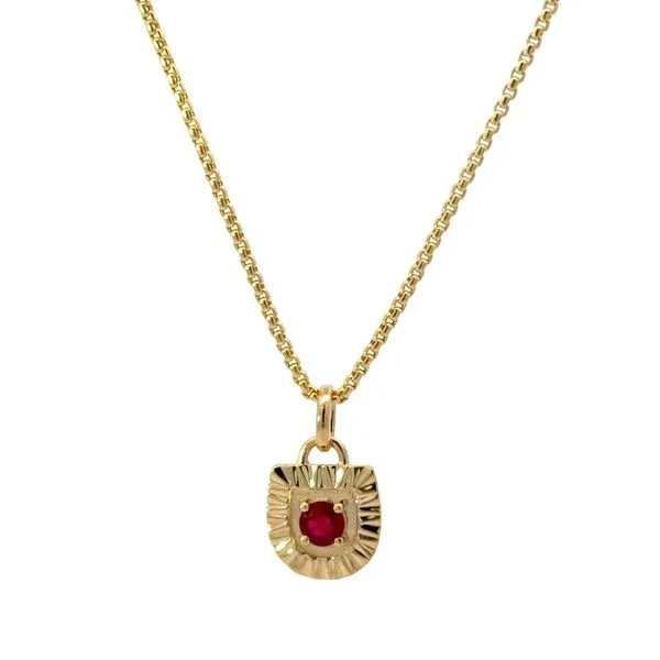 Gold and Ruby Charm Bryan Jewelry Prattville, AL