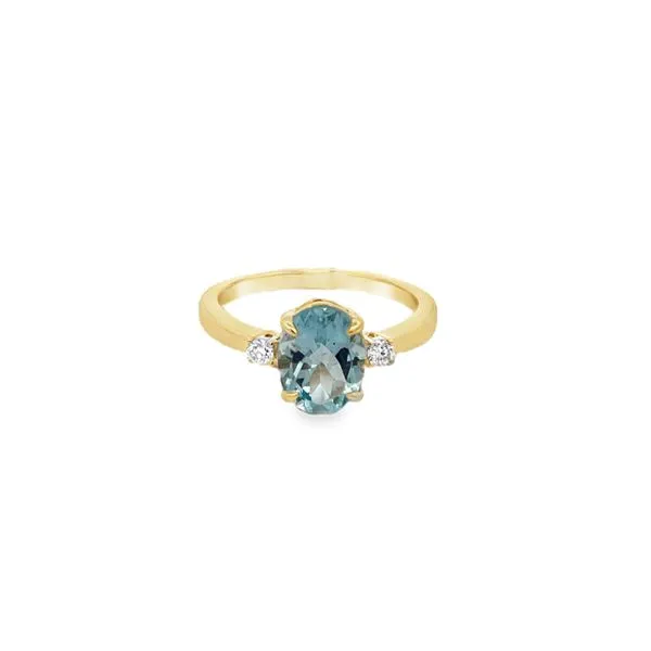 Aquamarine and Diamond Ring Ambassador Diamond Jewelers Tucson, AZ