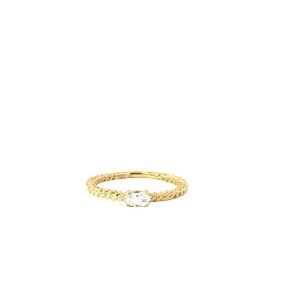 White Sapphire Band Ambassador Diamond Jewelers Tucson, AZ