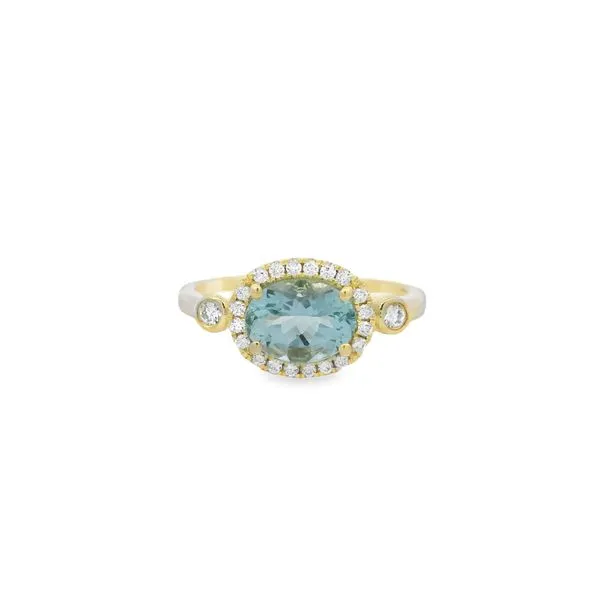 Aquamarine and Diamond Ring Ambassador Diamond Jewelers Tucson, AZ