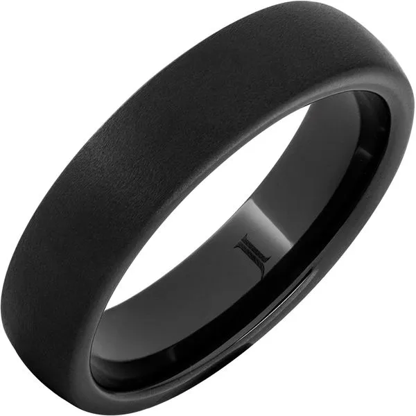 Black Diamond Ceramic™ Sandblast Finish Ring Michele & Company Fine Jewelers Lapeer, MI