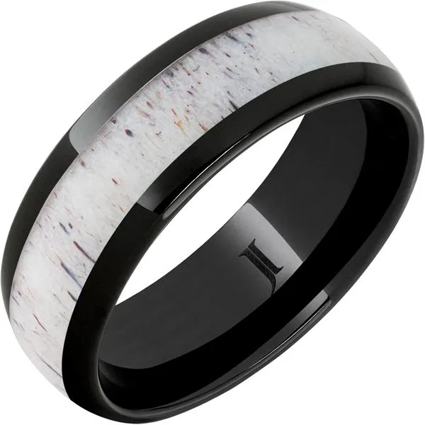 Black Diamond Ceramic Antler Inlay Ring Michele & Company Fine Jewelers Lapeer, MI