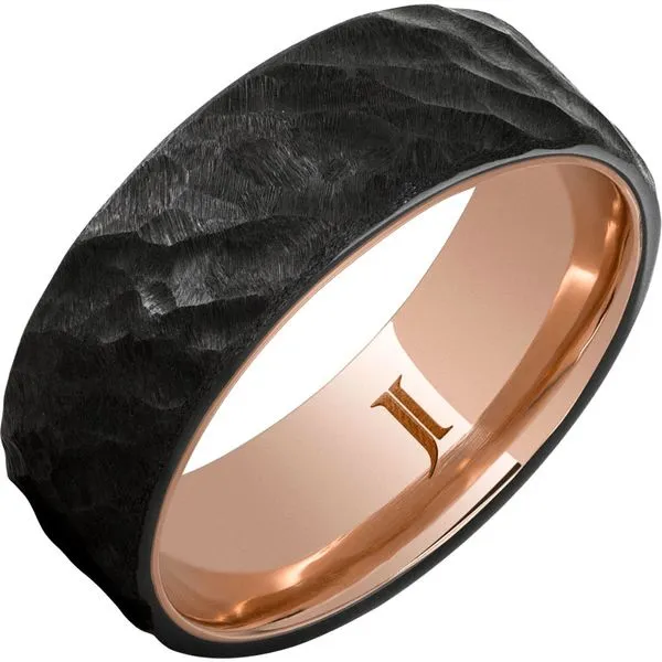 Hidden Gold™ Black Diamond Ceramic™ Ring With Thor Finish Jerald Jewelers Latrobe, PA