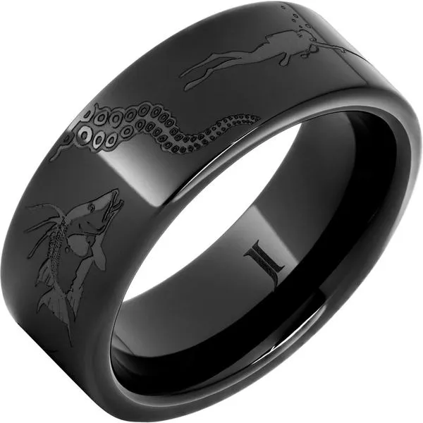 Undersea - Black Diamond Ceramic™ Scuba Ring Michele & Company Fine Jewelers Lapeer, MI