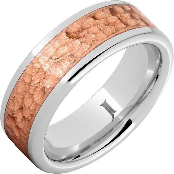 Serinium® Royal Copper Ring With Hammer Finish Thomas A. Davis Jewelers Holland, MI