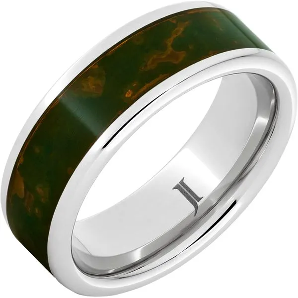 Serinium® Royal Copper™ Ring with Dark Green Patina R. Gregory Jewelers Statesville, NC