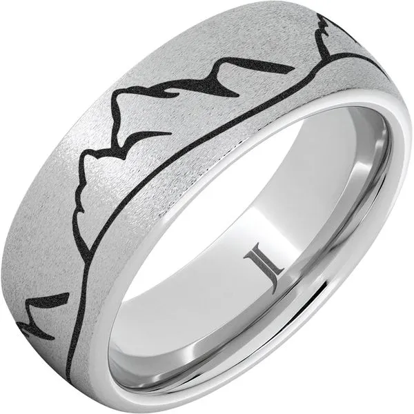 Serinium® Men's Mountain Scene Ring G.G. Gems, Inc. Scottsdale, AZ