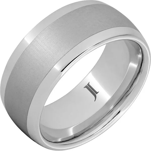 Serinium Men's Ring with Satin Center Michele & Company Fine Jewelers Lapeer, MI
