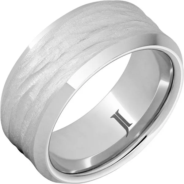 Serinium® Men's Ring with Bark Finish Michele & Company Fine Jewelers Lapeer, MI