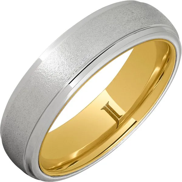 Serinium® Ring with 10K Yellow Gold Interior and Stone Finish Michele & Company Fine Jewelers Lapeer, MI
