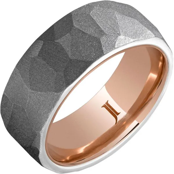 Serinium® 10K Hidden Gold Ring With Chisel Sandblast Finish Gaines Jewelry FLINT, MI